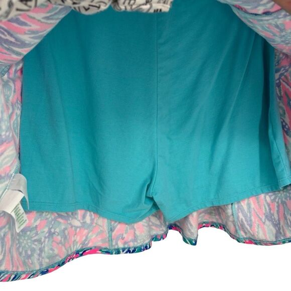 Lilly Pulitzer Pink and Blue Mini Skirt - Picture 7 of 11